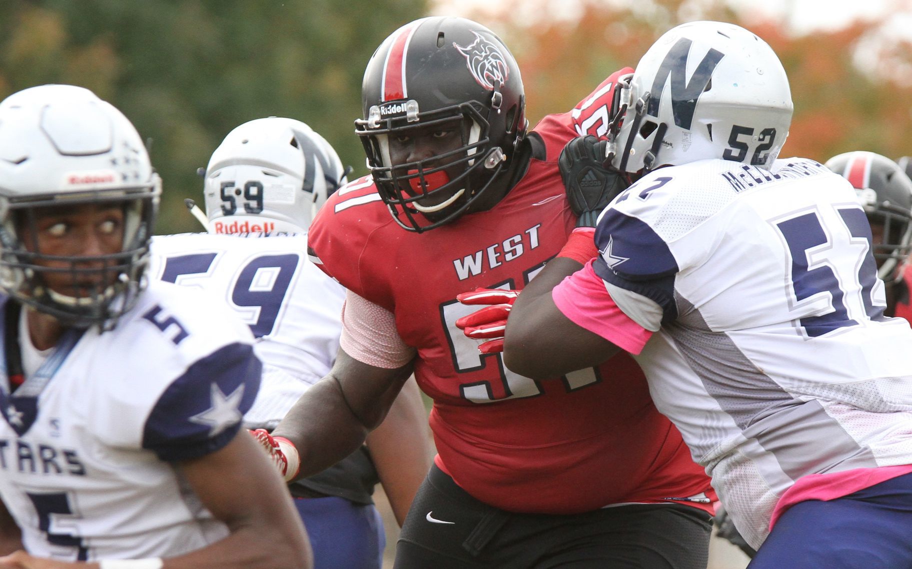 No. 17: Traevon Williams, Hazelwood West, OL